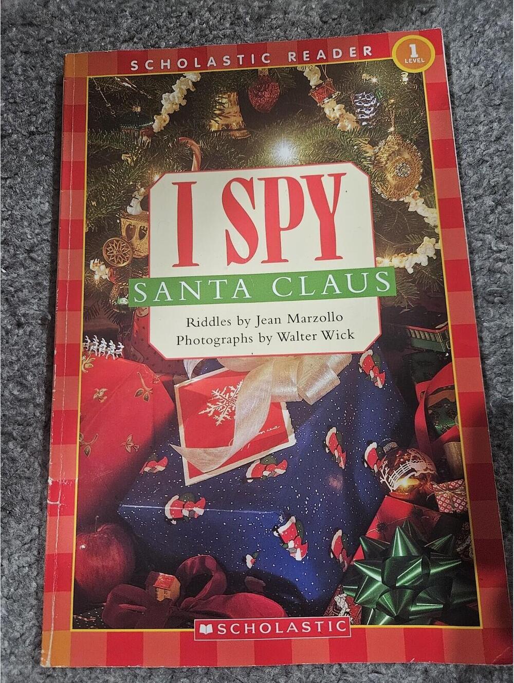 I Spy Santa Claus (Scholastic Reader, Level 1) by Jean Marzollo (2006, Perfect)